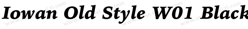 Iowan Old Style W01 Black字体转换